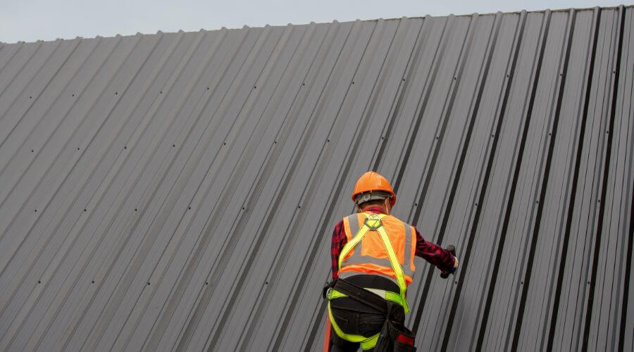 Professional metal roof installation services in Roslyn, SD